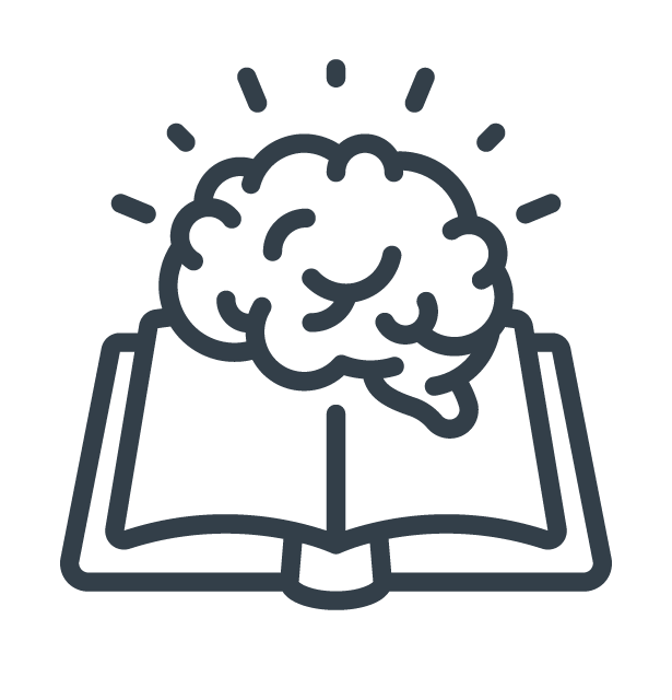 A book and a brain Icon